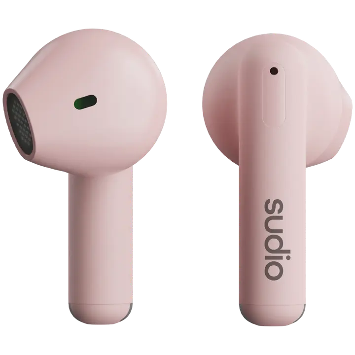 Nööpkõrvaklapid Sudio A1 roosa