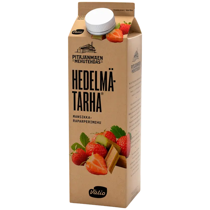 Valio Hedelmätarha® mansikka-raparperimehu 1 l