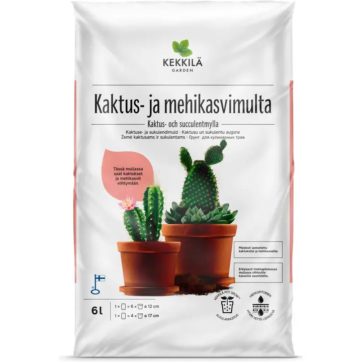 Kekkilä Kaktus- ja mehikasvimulta 6l