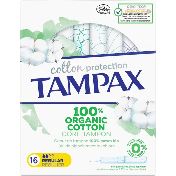 Tampax Organic Cotton Regular tamponi 16kpl