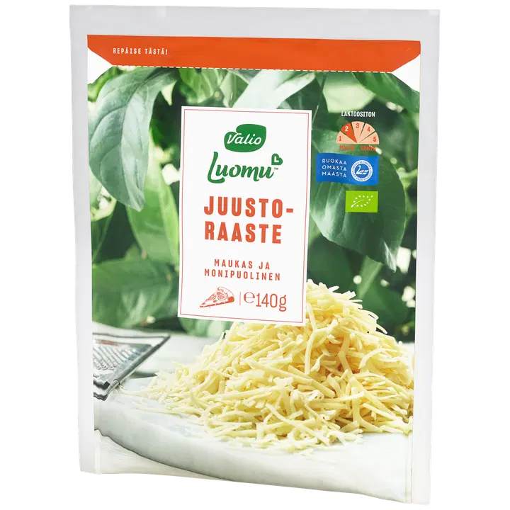 Valio Luomu™ juustoraaste e140 g