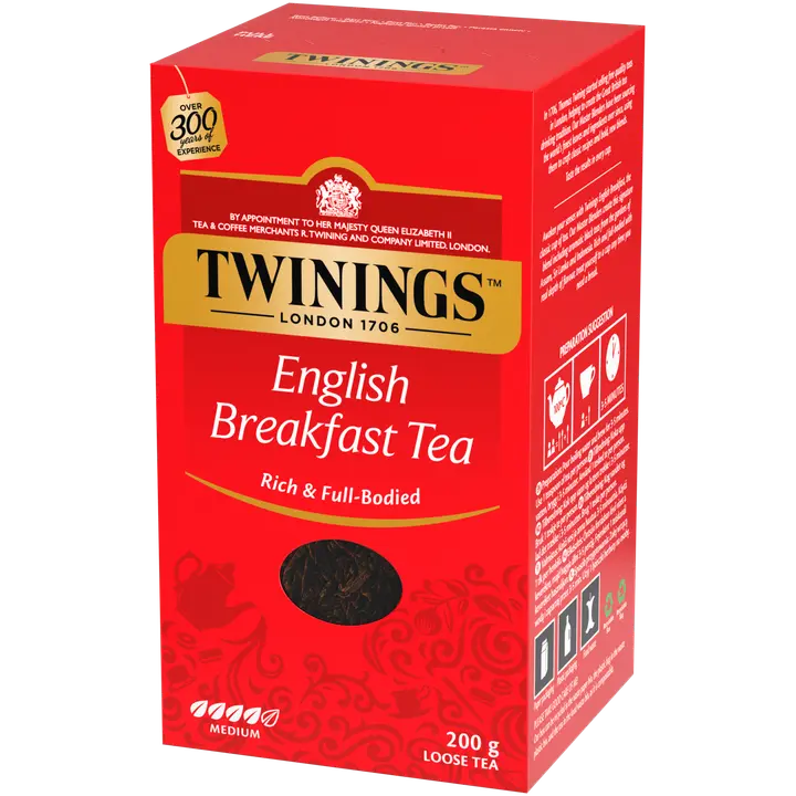 Twinings 200g English Breakfast irto tee