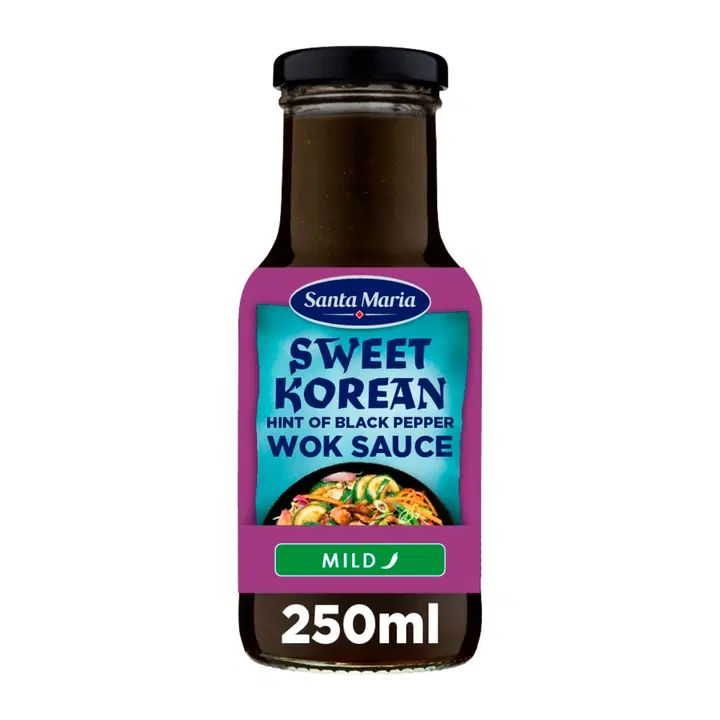 Santa Maria 250ml Wok Sauce Sweet Korean Black Pepper
