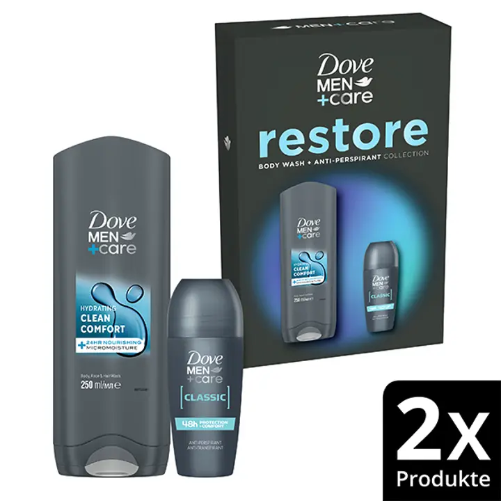 Kinkekomplekt Dove restore meeste