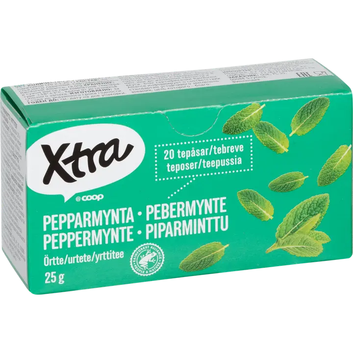 Xtra piparminttu-yrttitee 20 x 1,25 g