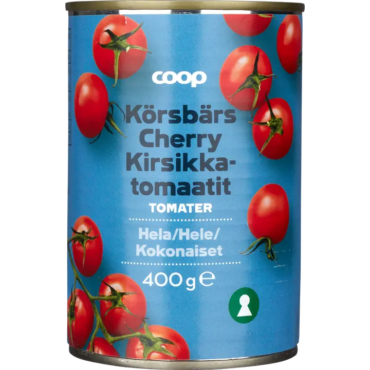 Coop kirsstomatid tomatimahlas 400g