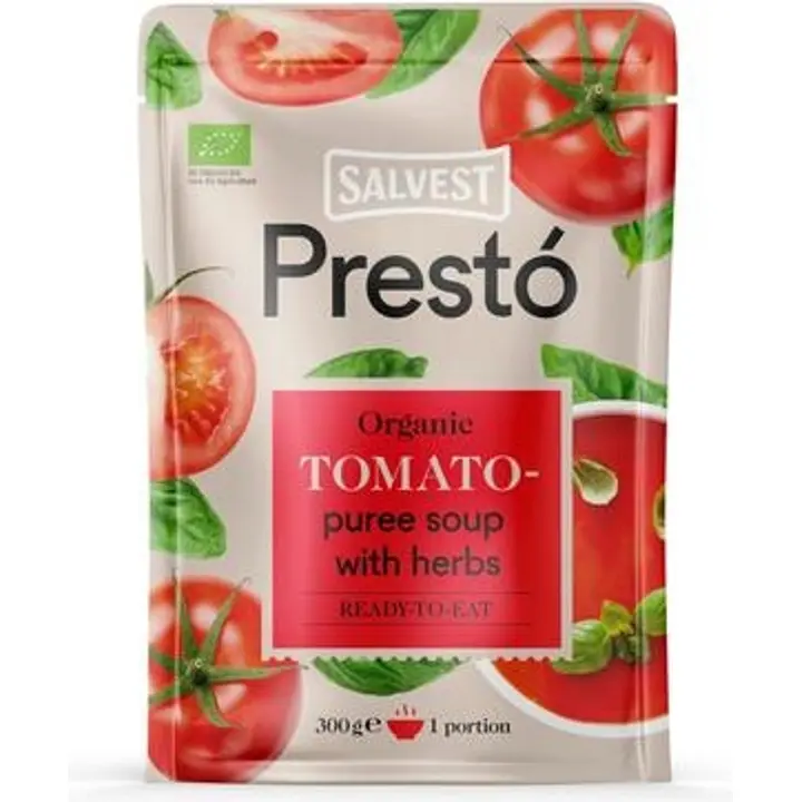 Salvest ökoloogiline tomatipüreesupp ürtidega 300 g