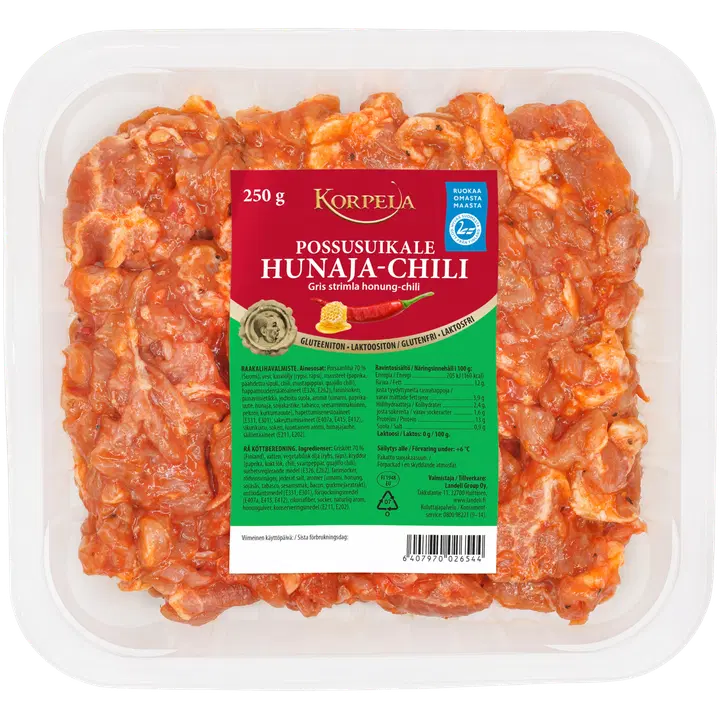Korpela Possusuikale hunaja-chili 250g