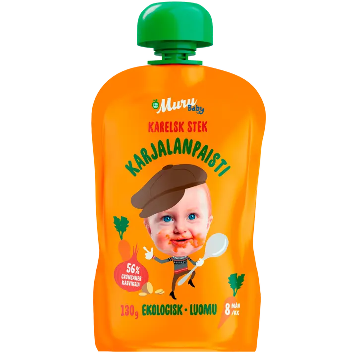 Muru Baby Karjalanpaisti alkaen 8 kk luomulastenateria 130 g