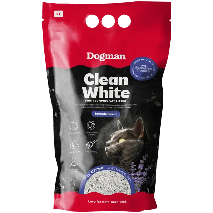 Dogman Kissanhiekka aktiivihiili 5l