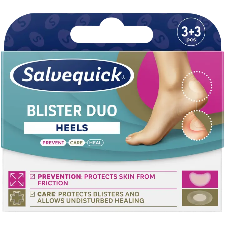 Salvequick Blister Care & Prevention Duo rakkolaastari 6kpl