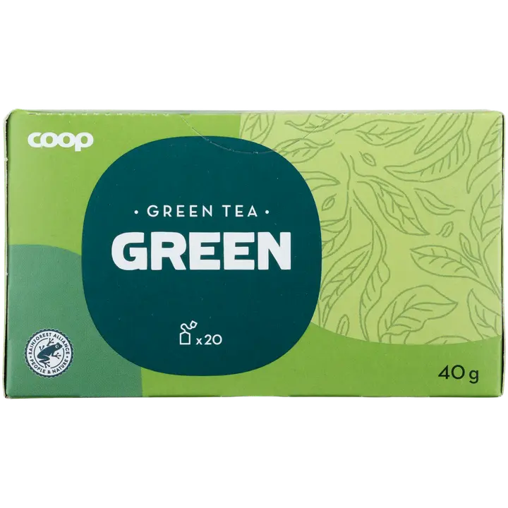 Coop vihreä tee 40 g 20 pss