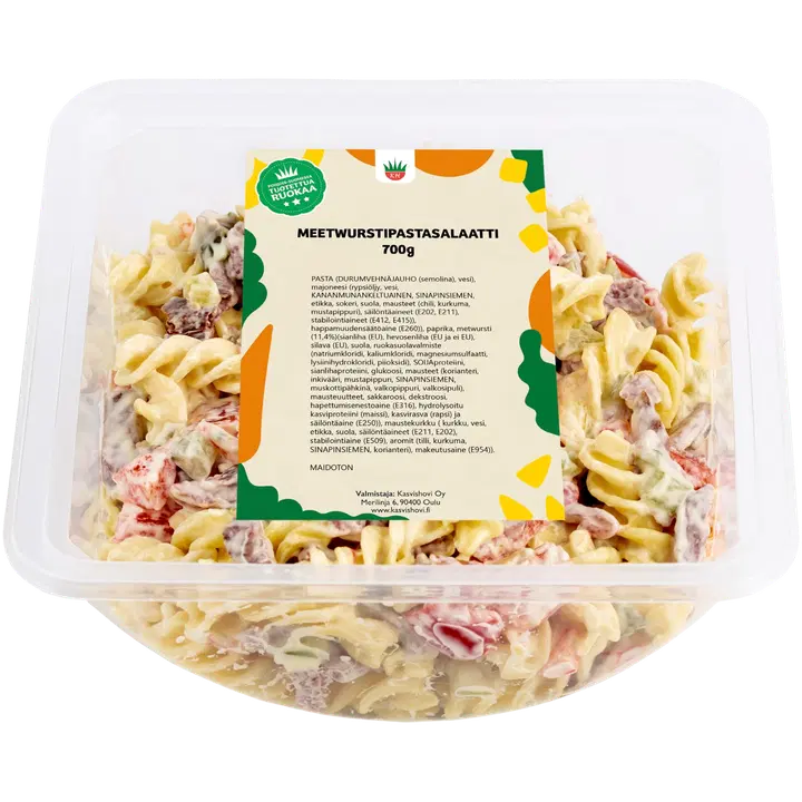 Kasvishovi Meetwursti-pastasalaatti 700g