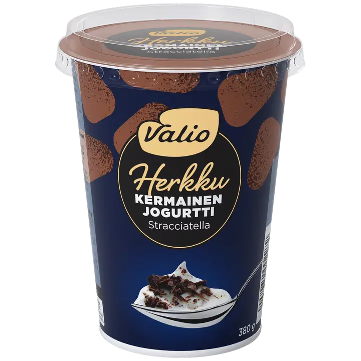 Valio Herkku kermainen jogurtti 380 g stracciatella laktoositon