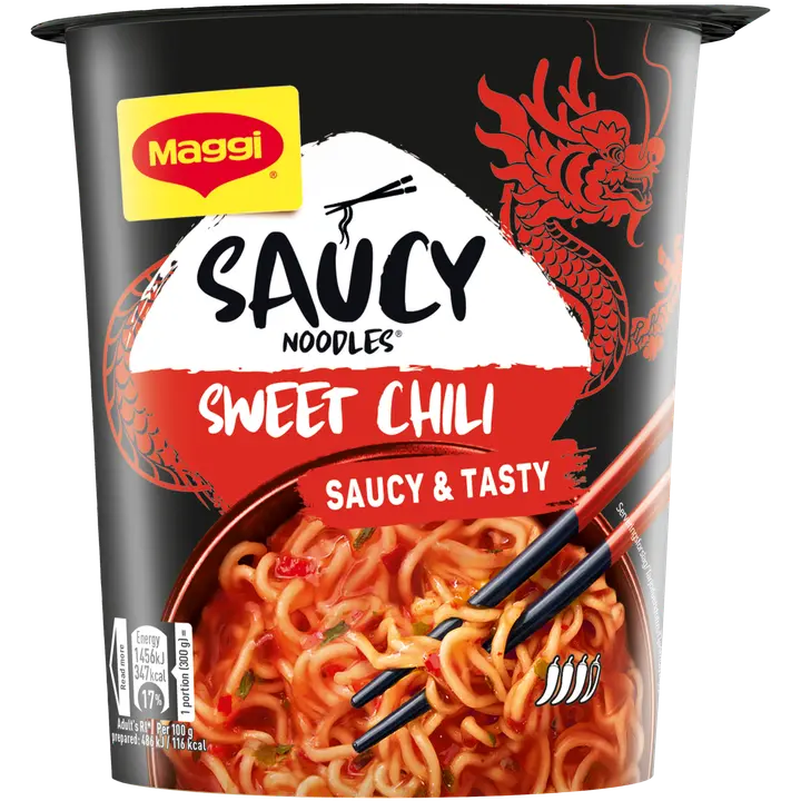 Maggi Saucy Noodles 75g Sweet Chili