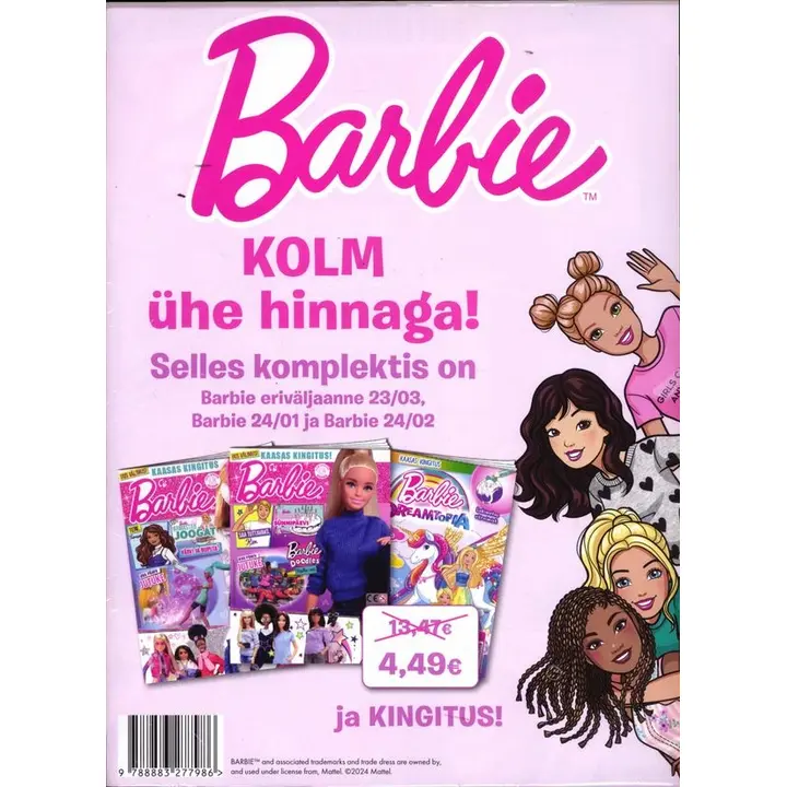 Barbie ajakirjade komplekt