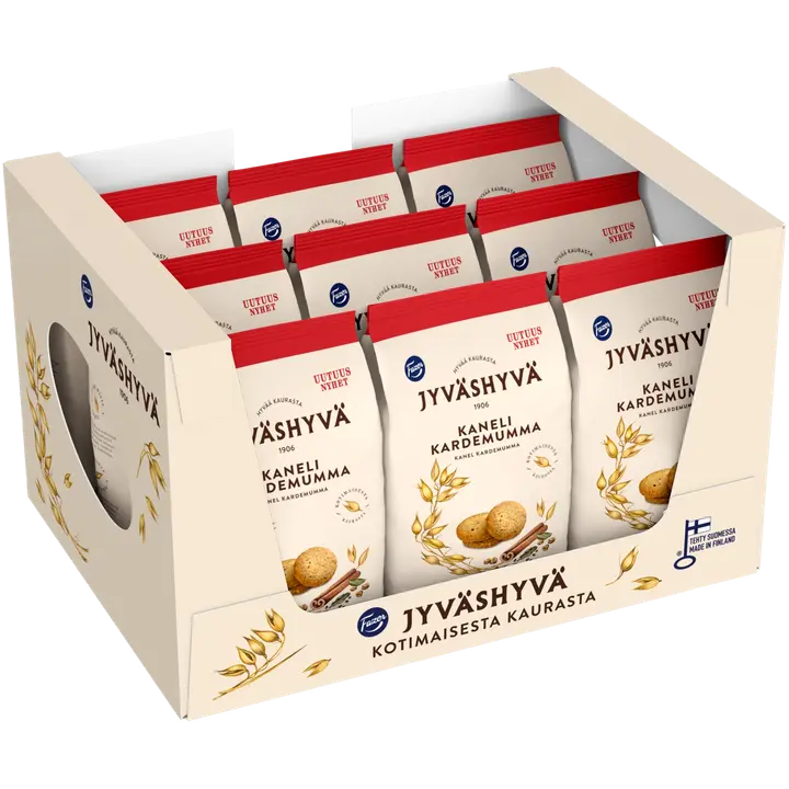 Fazer Jyväshyvä kaneli kardemumma keksi 320g