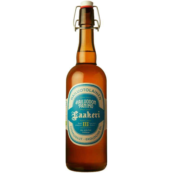Hailuodon panimo Laakeri luomuolut 4,3% 0,75 l