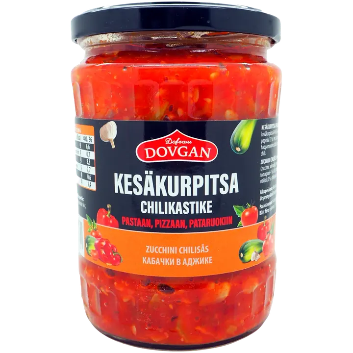 Dovgan Kesäkurpitsa chilikastikkeessa 530 g