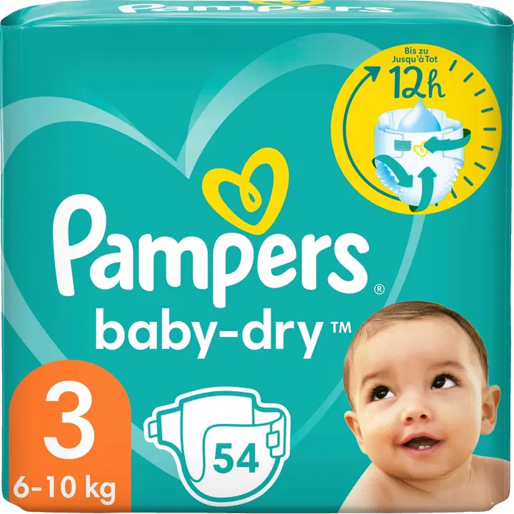 Pampers Baby Dry S3 6-10kg 54st blöja