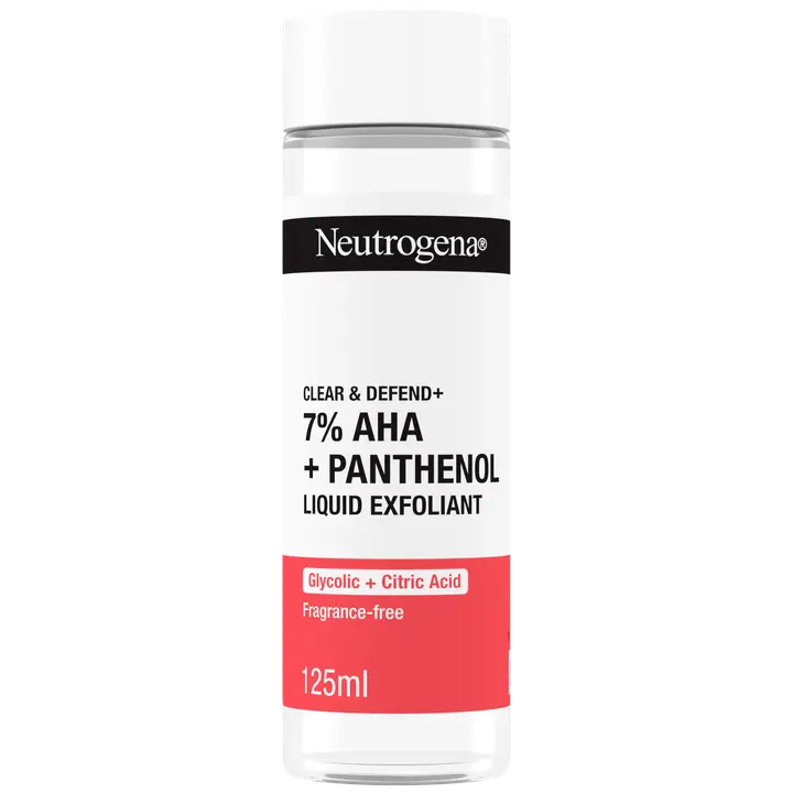Neutrogena Clear & Defend+ Liquid Exfoliant kuoriva kasvovesi 125 ml