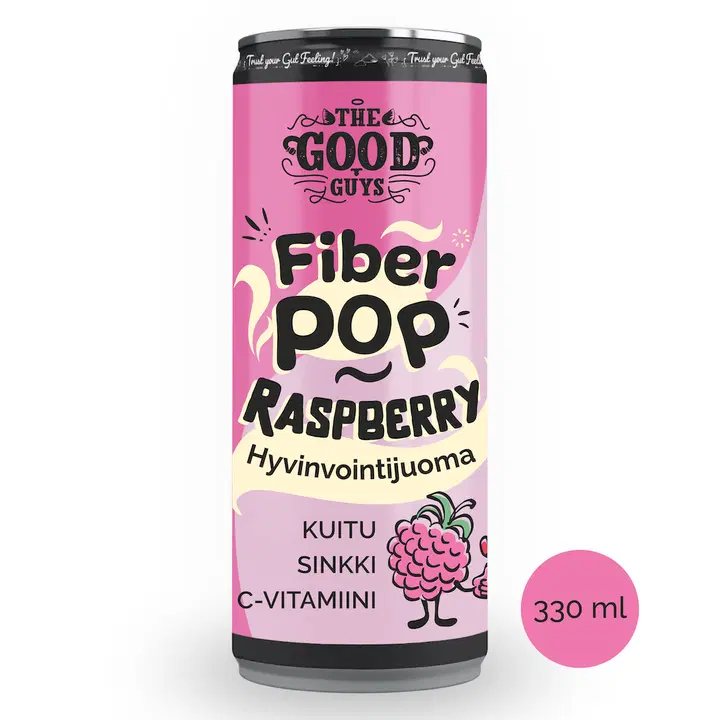 The Good Guys Raspberry Fiber Pop 330 ml