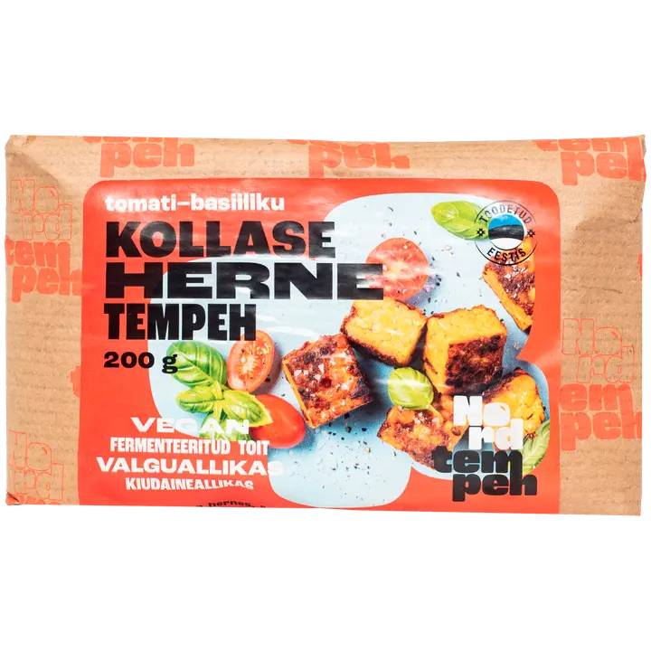 Herne tempeh tomati-basiiliku 200g