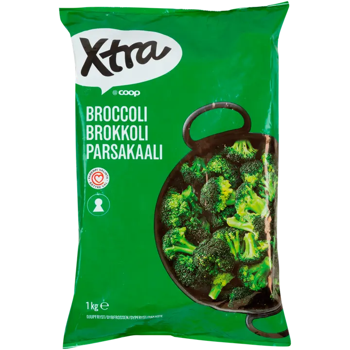 Xtra parsakaali 1 kg pakaste