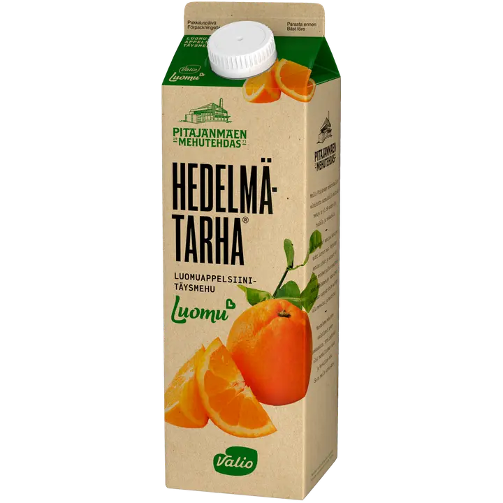 Valio Hedelmätarha® luomuappelsiinitäysmehu 1 l