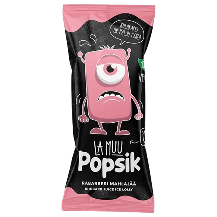 La Muu Rabarberi mahlajää, ÖKO, VEGAN, 65 g/65 ml