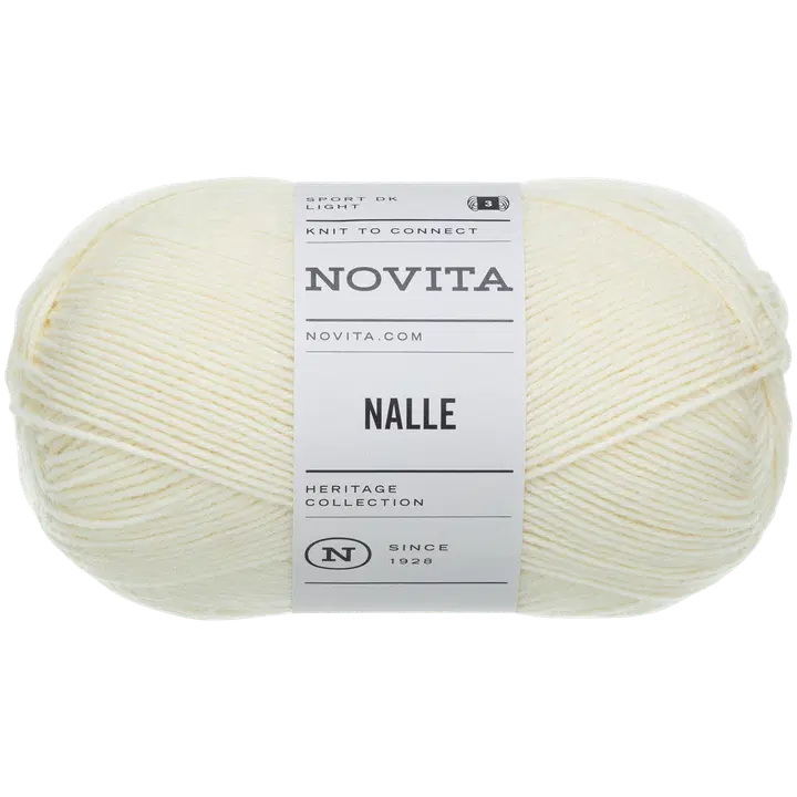 Novita Nalle 100g 010 luonnonvalkoinen