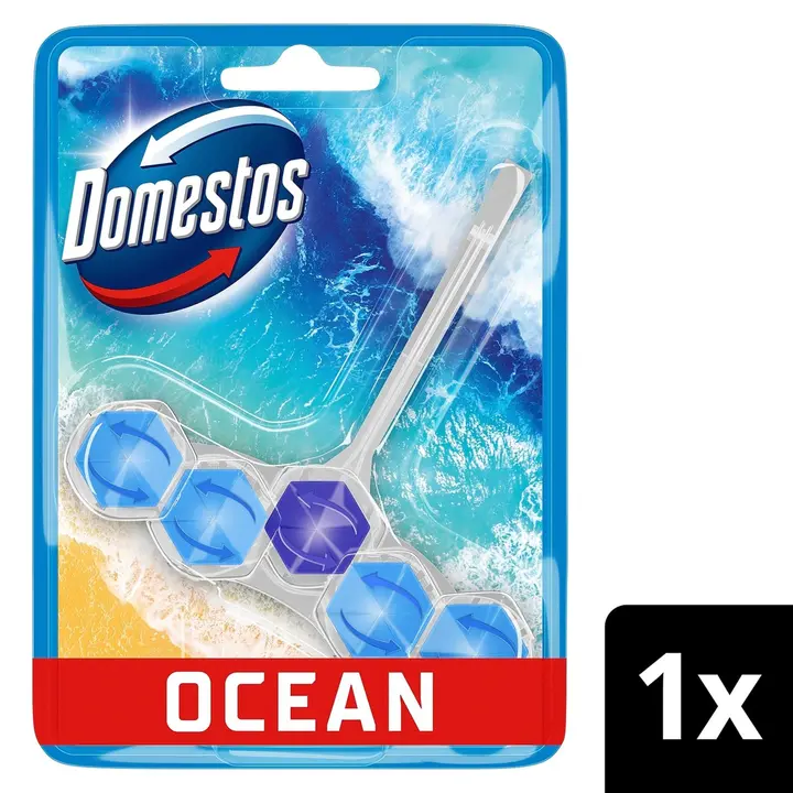 Domestos Power 5 Ocean WC-raikastin 1x50g