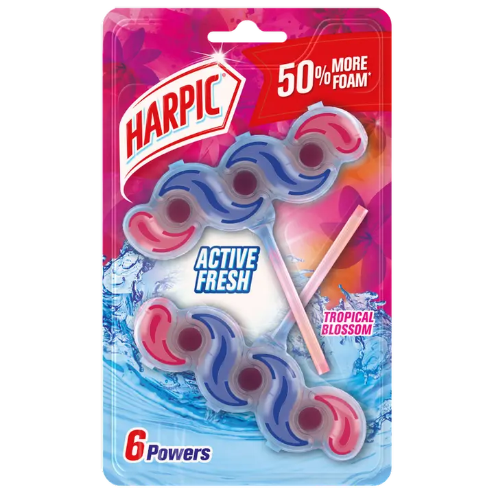 Harpic WC seep Tropical Blossom Duo