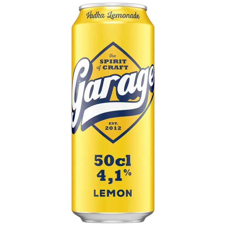 Garage Vodka Lemonade juomasekoitus 4,1% 0,5 L tlk