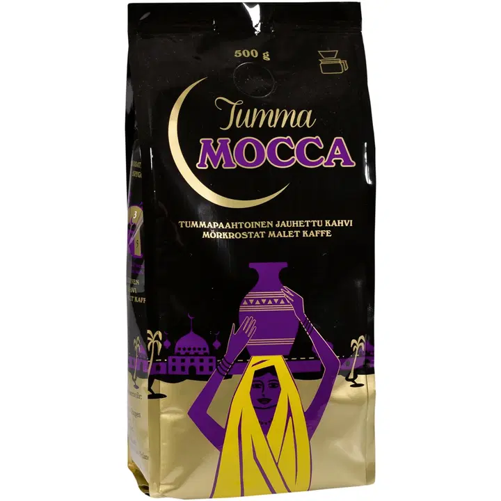 Tumma Mocca 500g suodatinjauhettu kahvi