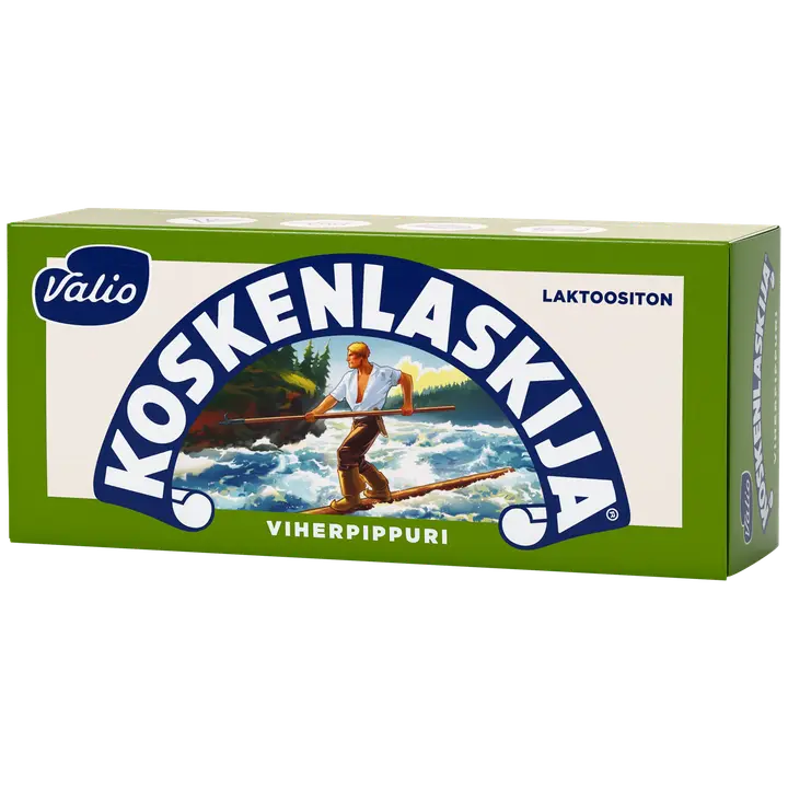 Valio Koskenlaskija® e250 g viherpippuri sulatejuusto laktoositon