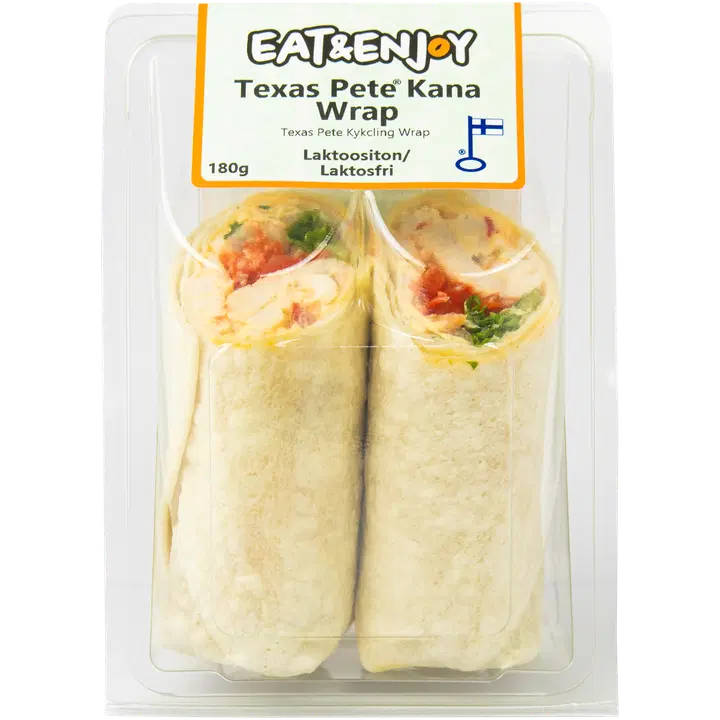 Eat & Enjoy Texas Pete Kana Wrap 180g