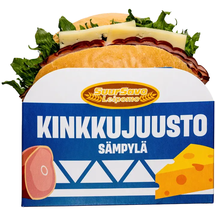 Suur-Savon Leipomo kinkku-juustosämpylä 150 g