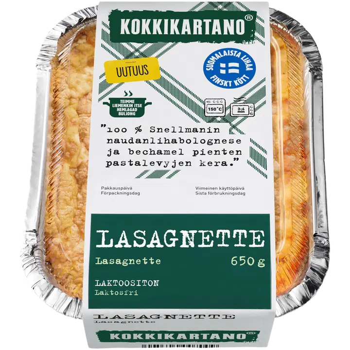 Kokkikartano Lasagnette 650g