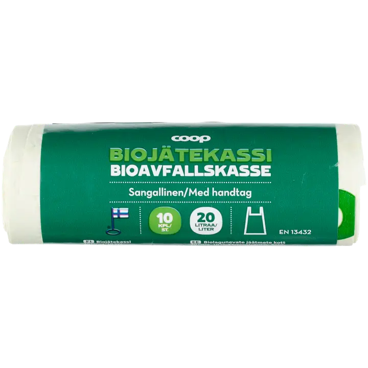 Coop biojätekassi 20 l 10 kpl