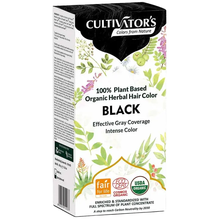 Cultivator's Luomusertifioitu Kasvihiusväri Black 100g