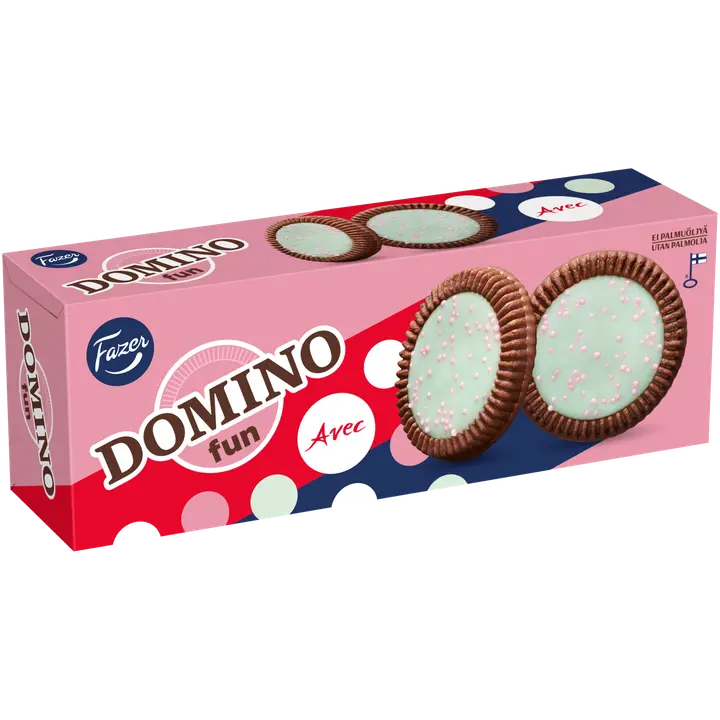 Fazer Domino Fun Avec herkuttelukeksi 120 g