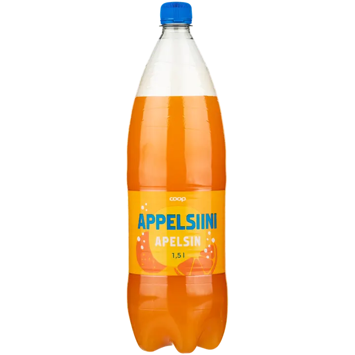 Coop Appelsiini virvoitusjuoma 1,5 l kmp