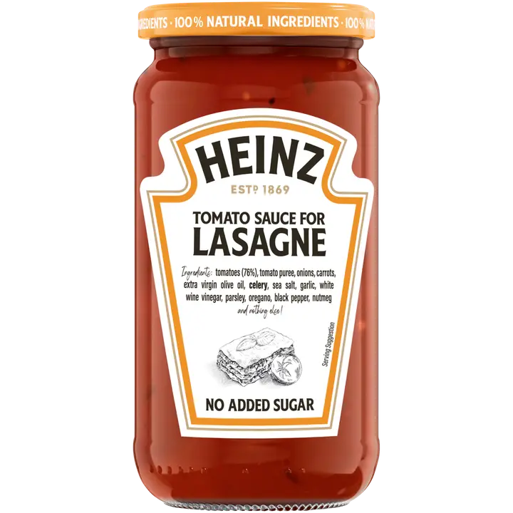 Heinz tomaattikastike lasagnelle 490g