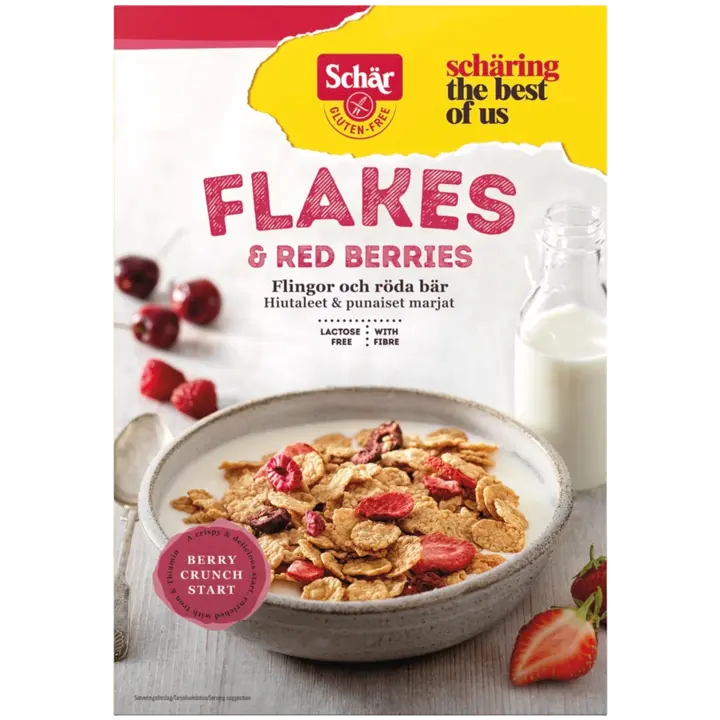 Schär Hiutaleet & Punaiset marjat muro gluteeniton 300g