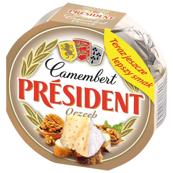 President Camembert juust pähklitega, 120 g
