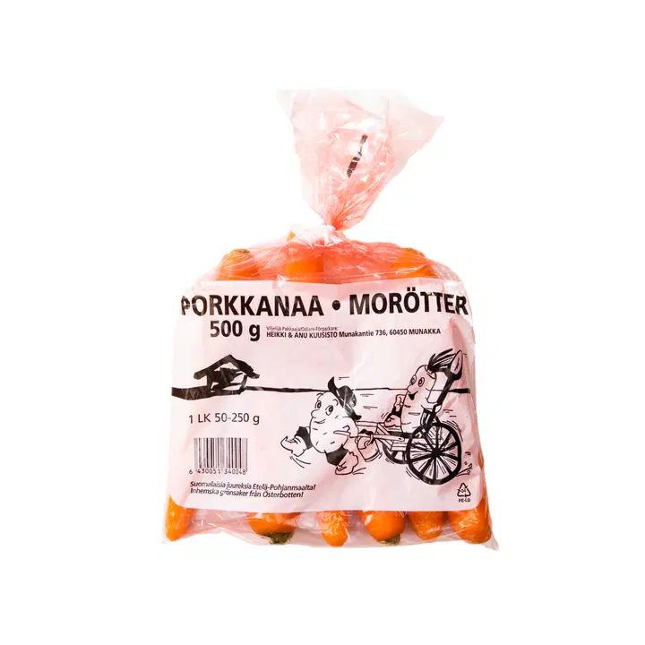 Kuusisto Heikki porkkanapussi 500 g