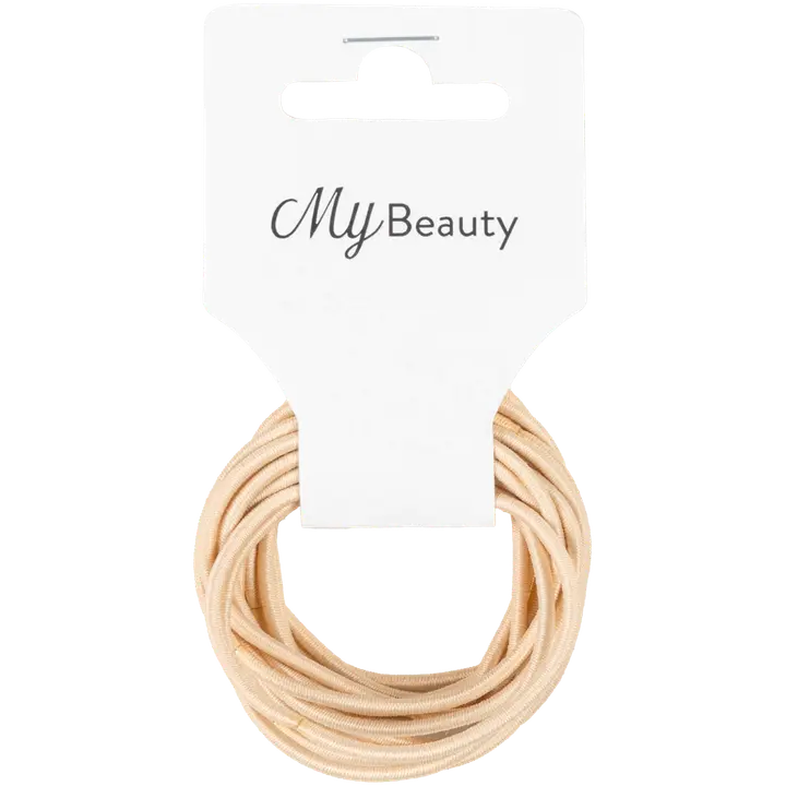 MY BEAUTY hiuslenkki beige ohut 15kpl