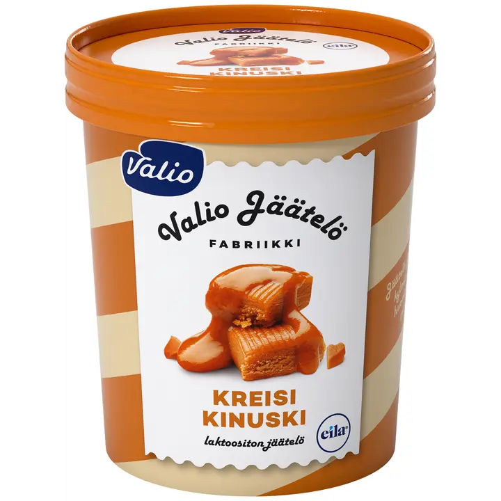 Valio jäätelö 480 ml kreisi kinuski laktoositon