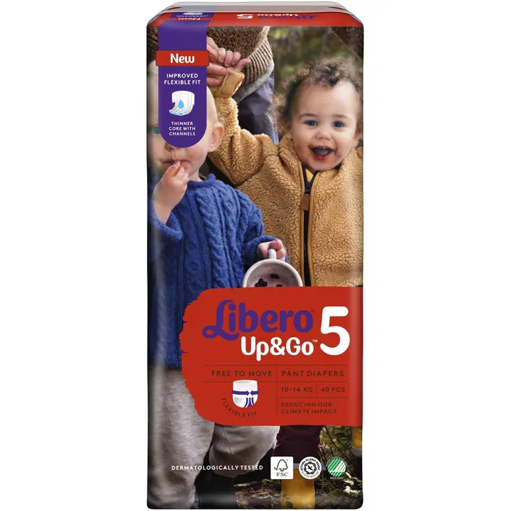 LIBERO Up&Go housuvaippa koko 5, 40kpl, 10-14kg